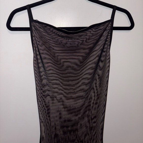 MISHA Nina Mesh Maxi Dress - Picture 4 of 8
